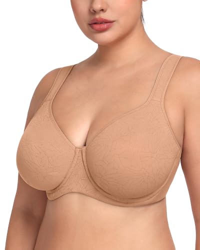 Image of HSIA Minimizer Bras for Women, Full Coverage Underwire T-Shirt Bra, Joan