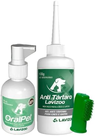 Kit Higiene Oral Pet Lavizoo – Anti Tártaro + OralPet + Dedeira d...