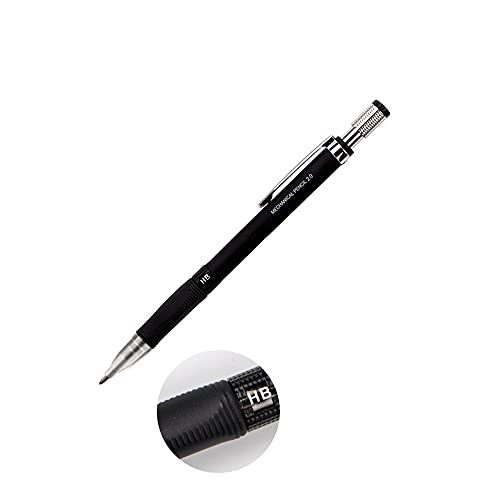 Ipienlee 4 Pieces 2.0 Mm Metal Mechanical Pencil With 4 Cases Lead Refills, Color And Black Refills For Draft Drawing, Writing, Crafting, Art Sketching #TOP6