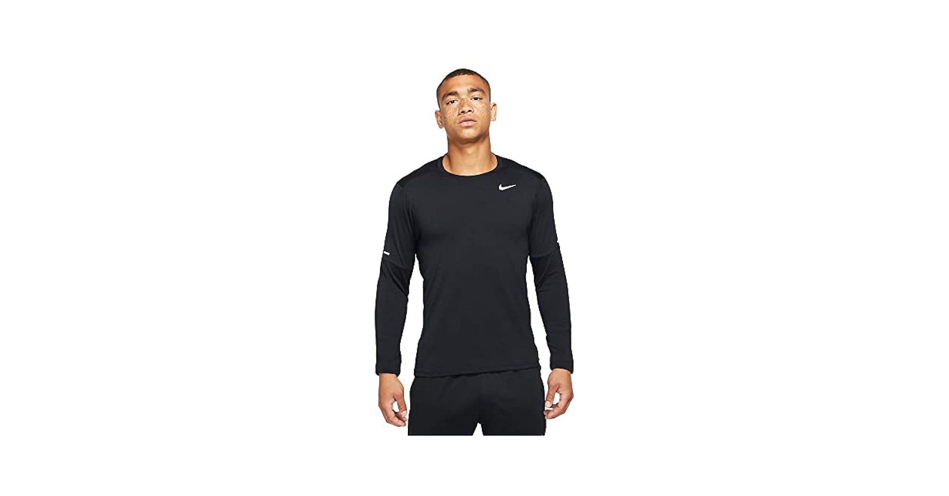 Nike Element Men's Dri-FIT Running Crew Top (Black, DD4754