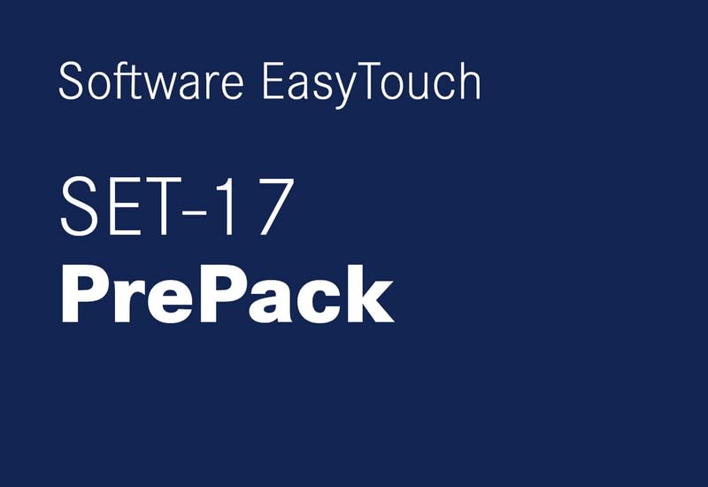 KERN SET-17 - Software EasyTouch PrePack – comprobación de artículos preenvasados, tres funciones: Básico, comprobación y producción