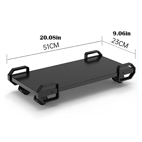 Support de tour d'ordinateur CPU chariot de bois accessoires informatiques S - 3