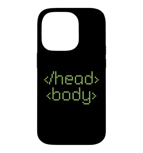 Head Body HTML�R�[�h�R�[�_�[ �E�F�u�f�x���b�p�[�v���O���~���O�W���[�N �X�}�z�P�[�X iPhone 14 Pro �p