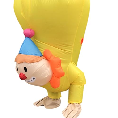 Déguisement clown gonflable rigolo idée cadeau Pâques
