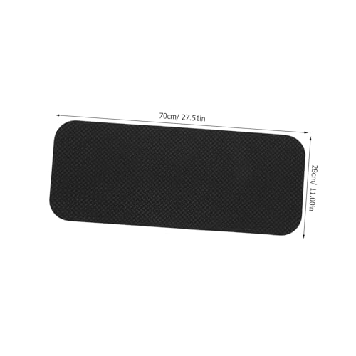Ciieeo 2pcs Colchonetas Antideslizantes para Ejercicio, Alfombrillas Protectores para Piso de Gimnasio 70x28x0.8cm para Bicicleta Estacionaria y Cinta de Correr miniatura 2