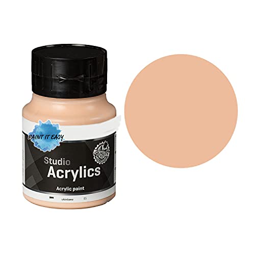 PAINT IT EASY NEU Studio Acrylfarbe, Akademie Qualität, 500 ml, Hautfarbe