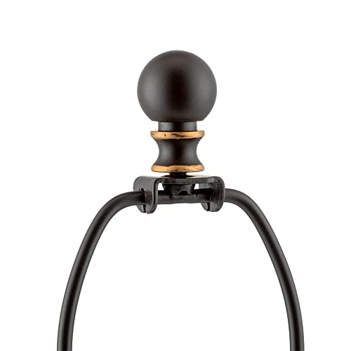 Image of Lamp Finial, 1-1 /2 Inch Oil Rubbed Bronze Steel Ball Knob Lamp Shade Finial Decoration Accessories for Tabletop Lamps or Floor Lamps (ORB，2)