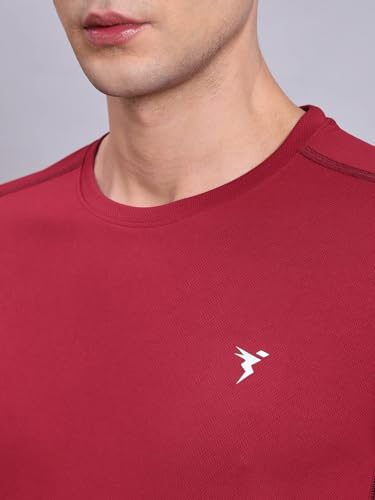 Image of TECHNOSPORT Men's Slim Fit T-Shirt - (MTOR17) Pack of 1