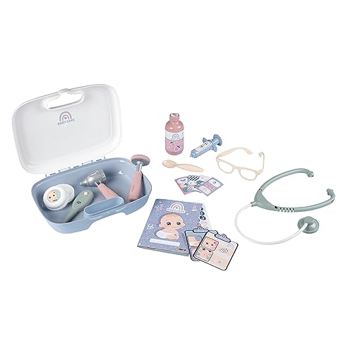 Smoby - Baby Care - Care Case - Imitation Pediatrician Toy - 19 Accessories - Carry Handle - Ages 3+