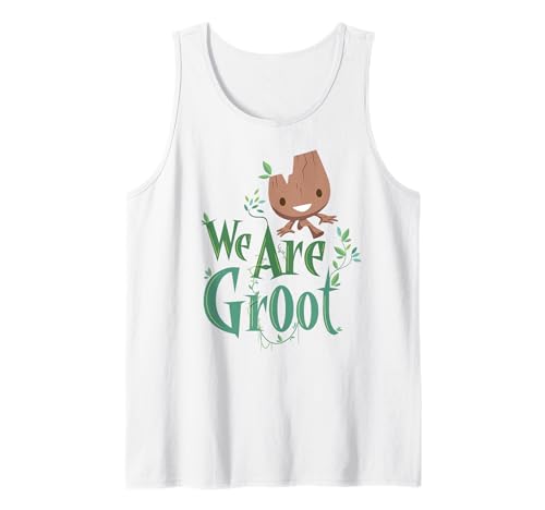 Tank top Marvel We Are Groot style décontracté pour l'été en plein air