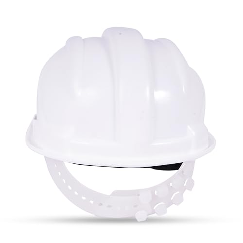 Image of Aktion AK H01 WHT Safety Helmets Nape Type, Color: White, Pack of 25, IS 2925:1984