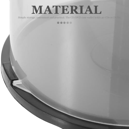 Rangement CD DVD transparent DOITOOL pour libérer vos étagères surchargées