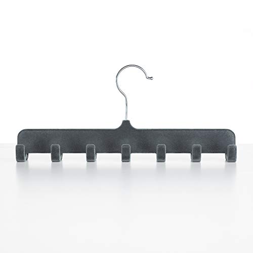 Rayen | Gürtel Aufhänger | Kapazität für 14 Einheiten | Farbe: Dunkelgrau | Aufhänger für Aufhängegurte oder anderes Zubehör | Maße: 31.5x1.4x4.5 cm
