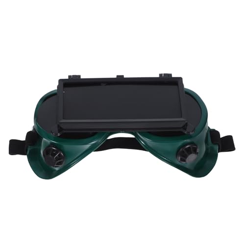Image of CTIRCHIU Flip-Up Welding Goggles Dual Flip Safety Glasses Impact Resistant Welding Protective Eyewear for Men and Women Eye Cover