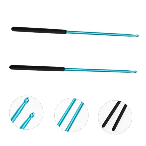 Baquetas de aleación metálica para batería, ligeras, color negro, para práctica y actuación miniatura 4