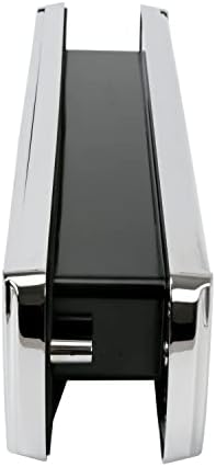 12" Polished Chrome Omega Letterplate Premium Heavy Duty Sprung Letter Box UPVC Wood Door