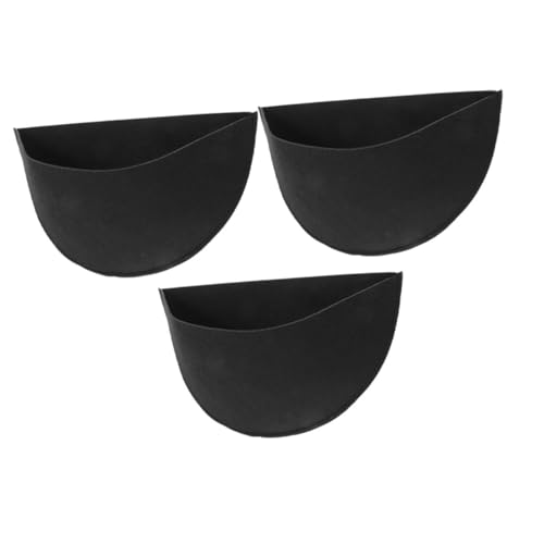 CIYODO 3pcs Half Round Planter Liners Reusable Water Absorbent Felt Flower Pot Liners for Garden Baskets and Pots Adaptable and Stable Design for Versatile Use