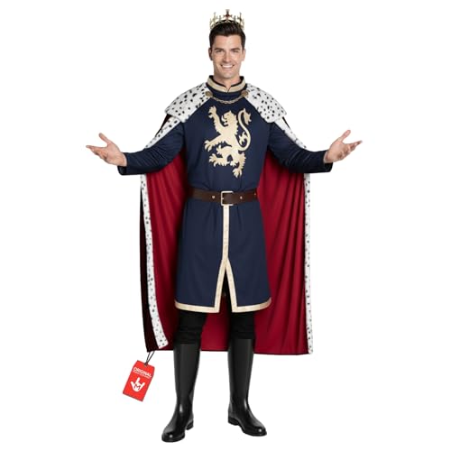 Morph Royal Mens King Costume Adult Noble King Halloween Costume