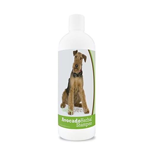 Healthy Breeds Airedale Terrier Avocado Herbal Dog Shampoo 16 oz