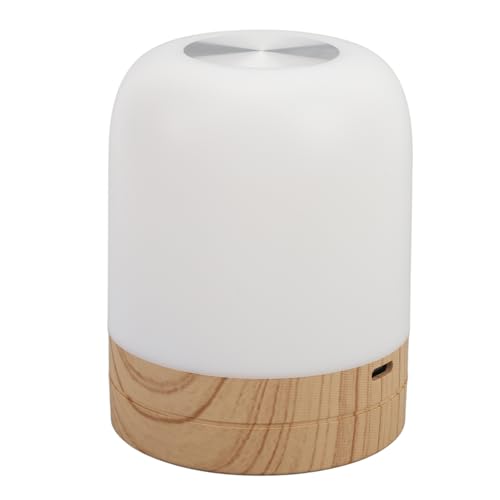 Lámpara de noche recargable con control táctil y luz cálida miniatura 1