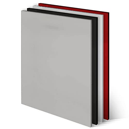 KLEMP Panneau Frontal Lave-Vaisselle - Façade Lave-Vaisselle - Façade Lave-Vaisselle Entièrement Intégrée 444x565 mm Gris froid Mat - MAT_85A - Façade Lave-Vaisselle Entièrement Intégrée