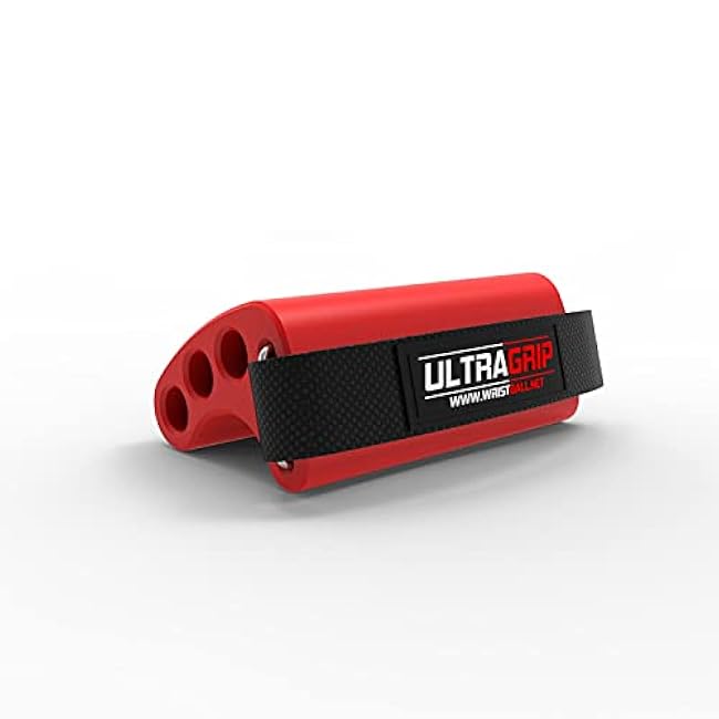 UltraGrip - Grip Attachment for ARMSPORT Multi Handle,Forearm & Fingers Trainer,Wrist Trainer,Fitness Exercise Workout Grip,Arm Strength Exerciser, Best Way to Get Big & Strong Forearms, Red