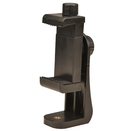 Yjcnelcr Tripod Mount Cell Phones Tripod Holder Clip 1/4 Inch Screw Adapter 360 Degree Rotations Smartphones Camera Holder Support