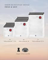 ZWILLING Fresh & Save Vakuum Beutelset für Lebensmittel 10-teilig, verschiedene Größen, Wiederverwendbar, Kunststoff – Ansicht 7
