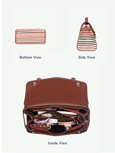 Image of ZOUK Heritage Satchel Bag - Gwalior Weaves | Jute | Vegan Leather Handcrafted With Detachable Sling Strap