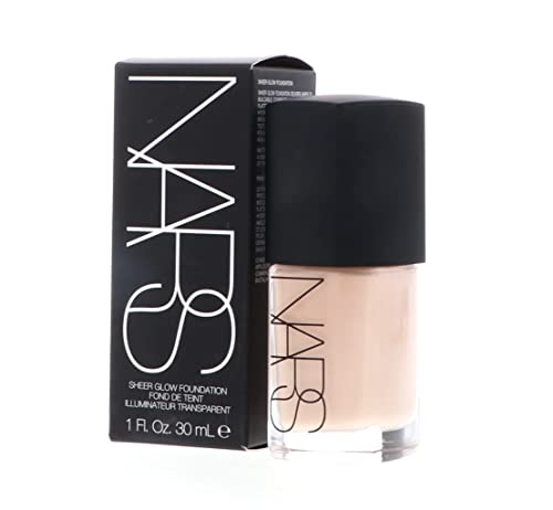 Nars Sheer Glow Foundation - Santa Fe (Medium 2 - Medium With Peachy Undertone) 30Ml/1Oz #TOP3