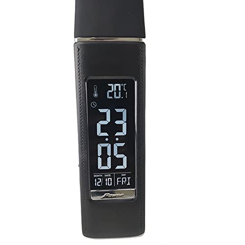 Luminaria Relogio Led Touch Dobravel Flexivel Alarme Despertador Termometro Temperatura Executivo Tr