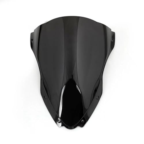 Pare-brise noir double bulle pour moto Kawasaki Ninja ZX10R 2016-2017