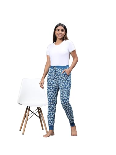 Image of B STORIES Women's Pyjama Pants - Relaxed Fit Nightwear Bottoms | Soft Pyjamas with Pockets | Breathable & Comfortable Sleepwear for Women (S-2XL)