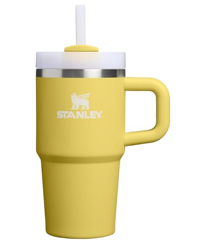 Image of STANLEY Quencher H2.0 Tumbler with Handle and Straw 20 oz | Flowstate 3-Position Lid | Cup Holder Compatible for Travel | Insulated Stainless Steel Cup | BPA-Free | Daffodil