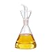 ELETON Olive Oil Dispenser Oil Bottle Glass with No Drip Bottle Spout - Oil Pourer Dispensing Bottles for Kitchen - Olive Oil Glass Dispenser to Control Cooking Vegetable Oil and Vinegar(8 oz)