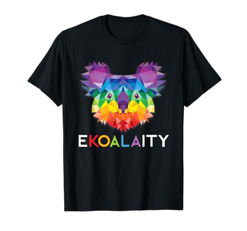 CUTE KOALA Rainbow Flag Gay Pride Shirt Men Women Kids Gift T-Shirt