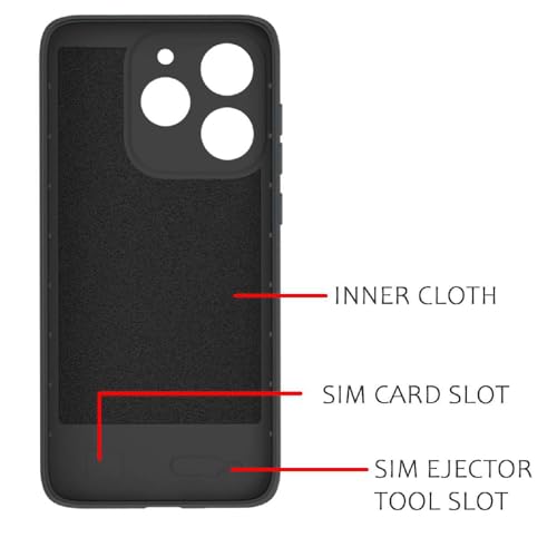 Image of Shockproof Case for Realme 15T 5G / Narzo 90 5G | Full Camera Protection | TPU Flexible Back Cover for Realme 15T 5G / Narzo 90 5G (Graphite Grey)