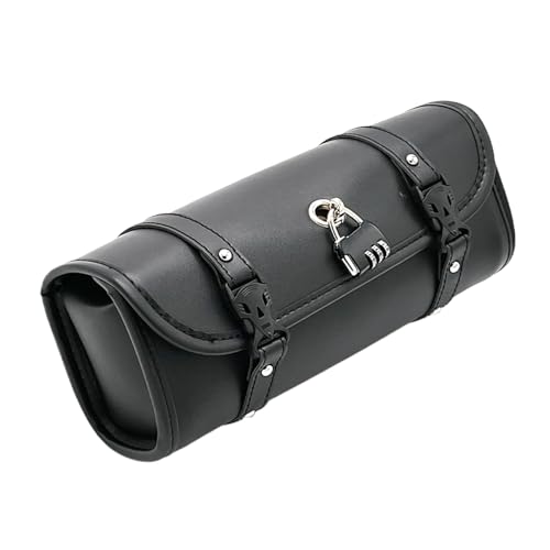 Motorrad -Lenkerbeutel - wasserdichte Leder -Vordergabelbeutel, klassischer Motorrad -Sattelbeutel, sichere Montagegurte stilvoller Retro -Speicher | Werkzeugtasche für Cruiser Chopper Touring Bike Au Motorrad -Lenkerbeutel - wasserdichte Leder -Vordergabelbeutel, klassischer Motorrad -Sattelbeutel, sichere Montagegurte stilvoller Retro -Speicher | Werkzeugtasche für Cruiser Chopper Touring Bike Au