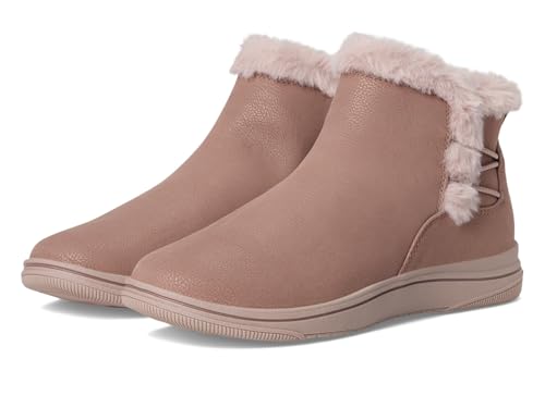 Clarks CloudSteppers Femmes Breeze Fur Ankle Boot, Mauve Combi, 5 M US