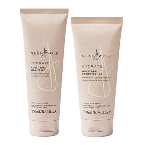 Neal & Wolf Hydrate Moisture Shampoo 250ml & Conditioner 200ml Duo for Dry Hair