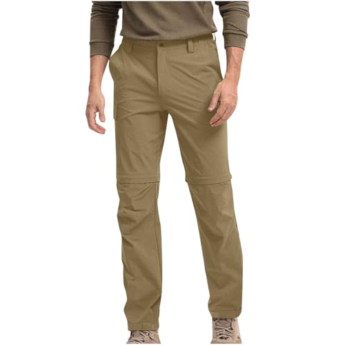 Mens Hiking Pants Detachable Convertible Lightweight Quick Dry Zip Off Fishing Safari Camping Travel Pants2