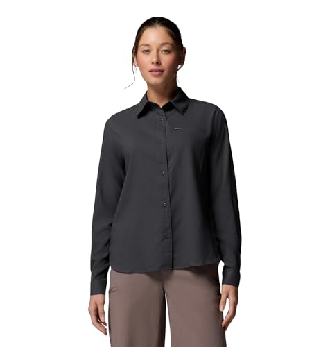 Columbia Women's Silver Ridge Utility II Long Sleeve Shirt, Shark, Large