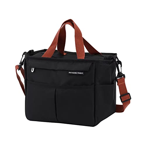 QQ CAT Bolsa de almuerzo aislada para hombres, mujeres y adultos, reutilizable, térmica, refrigerador, a prueba de fugas, viajes Cover