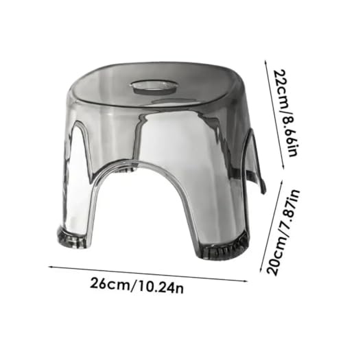 Utilisation aux toilettes et douche avec ce tabouret bas antidérapant