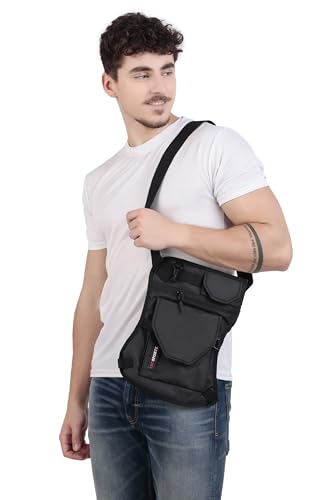 Image of Leosportz Thigh Bag for Bike Riders | Leg Case for Bikers Fanny Pack for Men Women | Waist Pouch Tactical Fanny Pack Hip Drop Leg Pouch (Regular Thigh Bag)