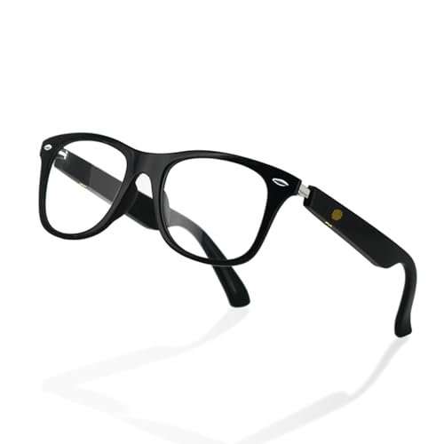 Image of Smart Glasses with Open-Ear Bluetooth Audio & Blue Light Filtering | Build-in Mic & Speakers, Touch & Voice Assistant Compatible - Up to 6 Hrs Battery, Smart Eyewear for Office Driving