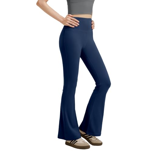 Girls Flare Leggings Kids Bell Bottom Pants High Waisted Dance Yoga Flared Leggings