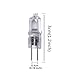 Vstar G4 12V 20W Halogen Bulb JC Type Bi-Pin Light,Clear, G4 Bi-pin Base, Halogen Light Bulb (20W 10Pack)