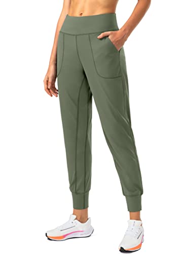 Image of Soothfeel Women's Joggers with Zipper Pockets High Waisted Athletic Workout Yoga Pants Joggers for Women
