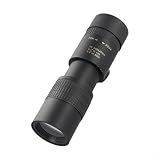 Telescopio monocular HD compacto de 10-300X con zoom nocturno para camping, senderismo, aventuras al aire libre, compatible con teléfono (solo monoculares)